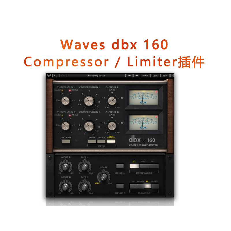 dbx® 160Compressor/Limiter 混音/鼓压缩器调音效果器