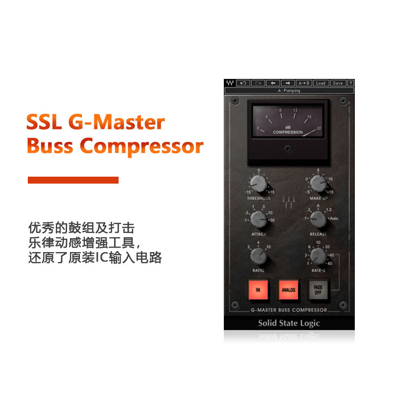 SSL G-Master Buss Compressor压缩器效果器