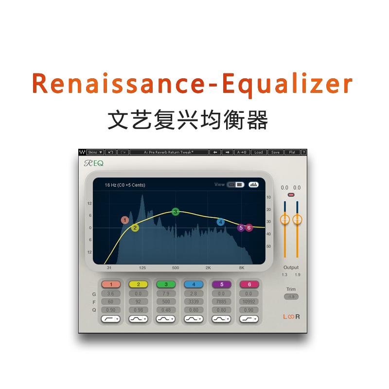 Renaissance Equalizer 均衡器编曲音乐制作修音VST插件