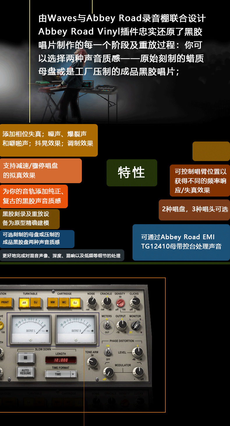 Abbey Road Vinyl 模拟黑胶效果插件(图2)