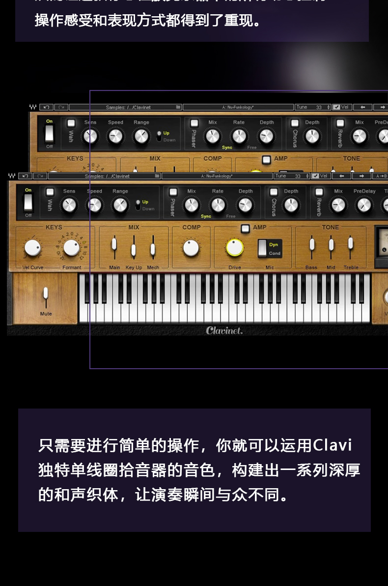 Clavinet 音色音源钢琴音乐制作编曲插件(图4)