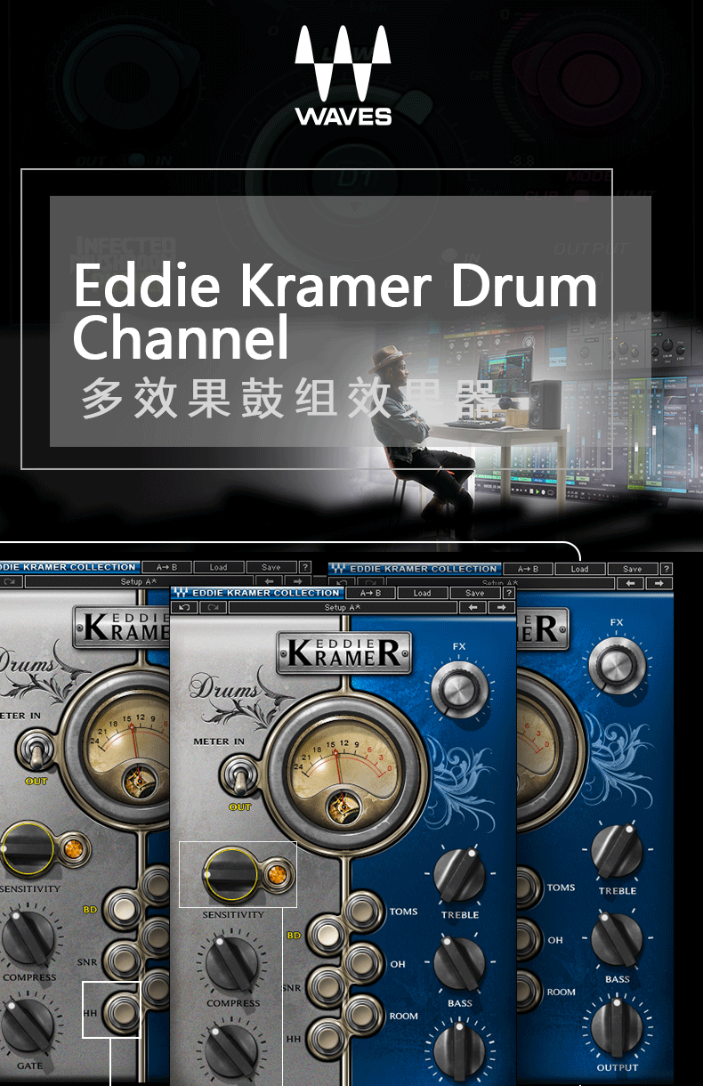 Eddie Kramer Drum Channel鼓组插件(图1)