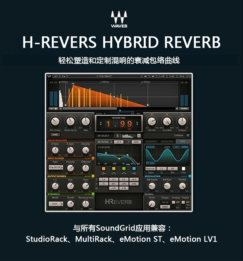 H-Reverb Hybrid 混响效果器(图1)