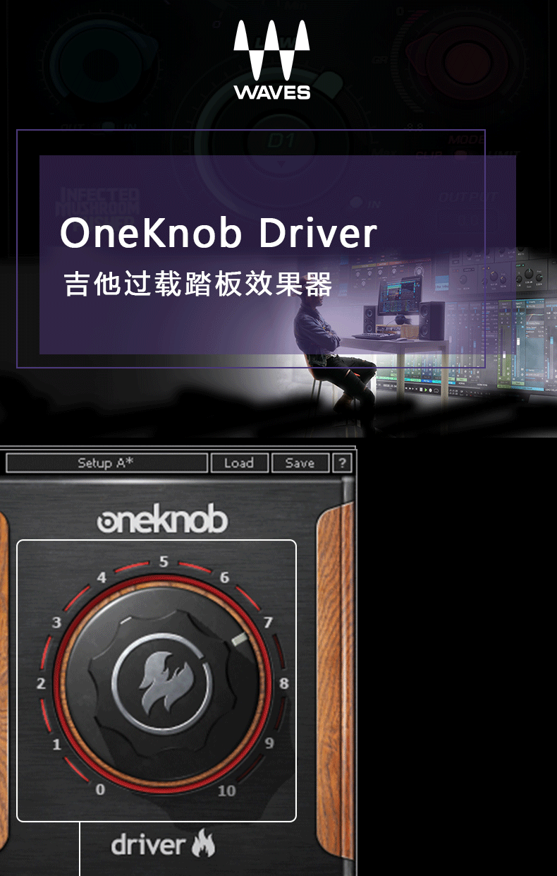 OneKnob Driver插件修音音乐制作编曲效果器(图1)