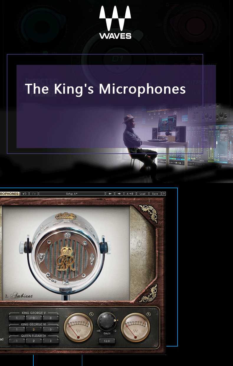 The Kings Microphones效果器插件修音调音音乐制作(图1)