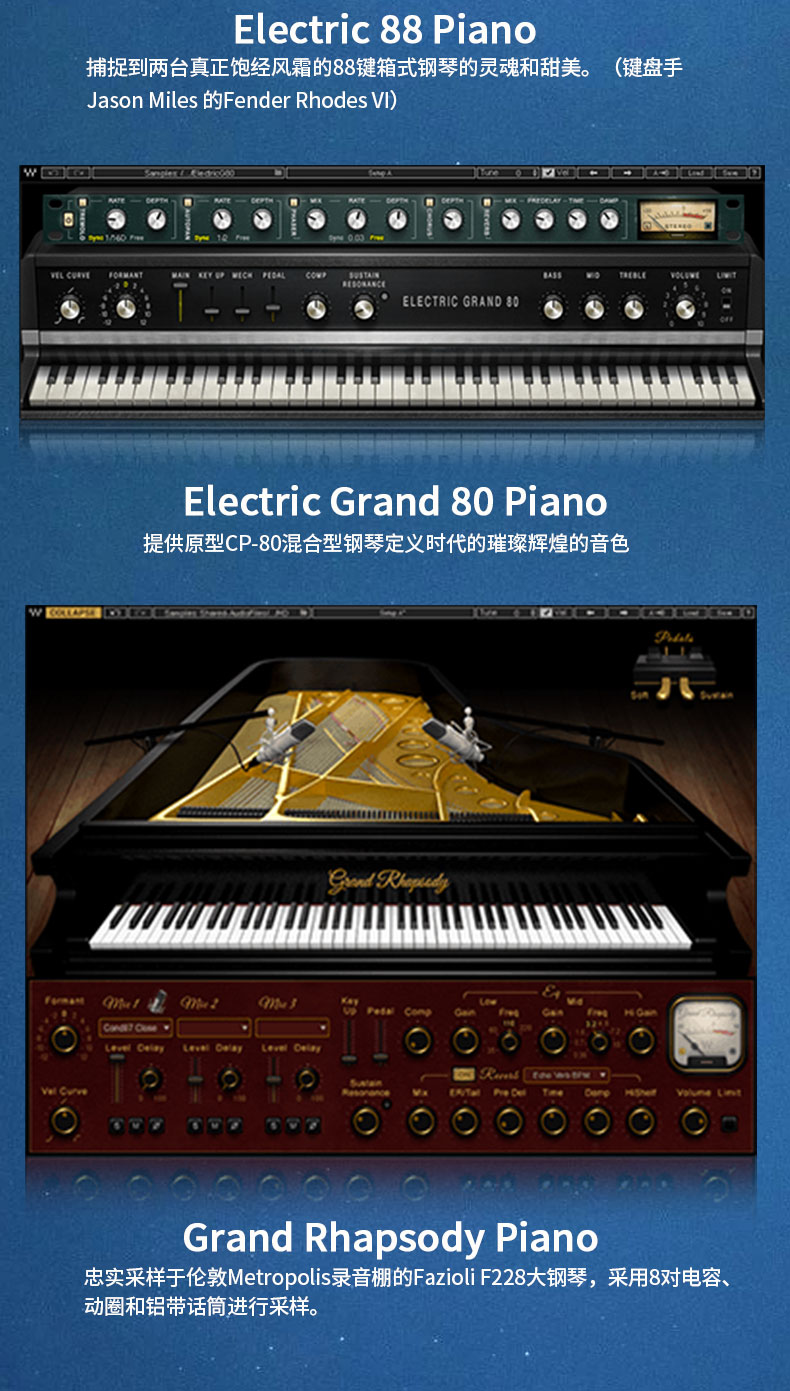 Pianos & Keys键盘系列乐器插件套装(图3)